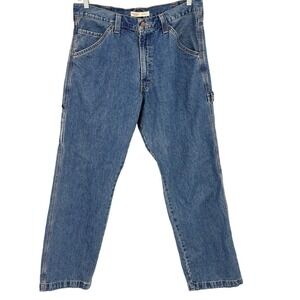 Levi Strauss Signature Mens Carpenter Jeans Denim W36 L31 Workwear‎ Utility